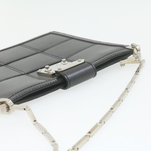 LOUIS VUITTON Epi Stretch Mojito Shoulder Bag Pouch Black M54612 LV Auth 21016 - Picture 5 of 12